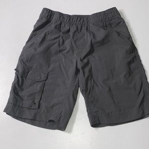 Columbia Boy’s Dark Gray Pull On Lightweight Outdoor Summer Shorts Size M 10/12